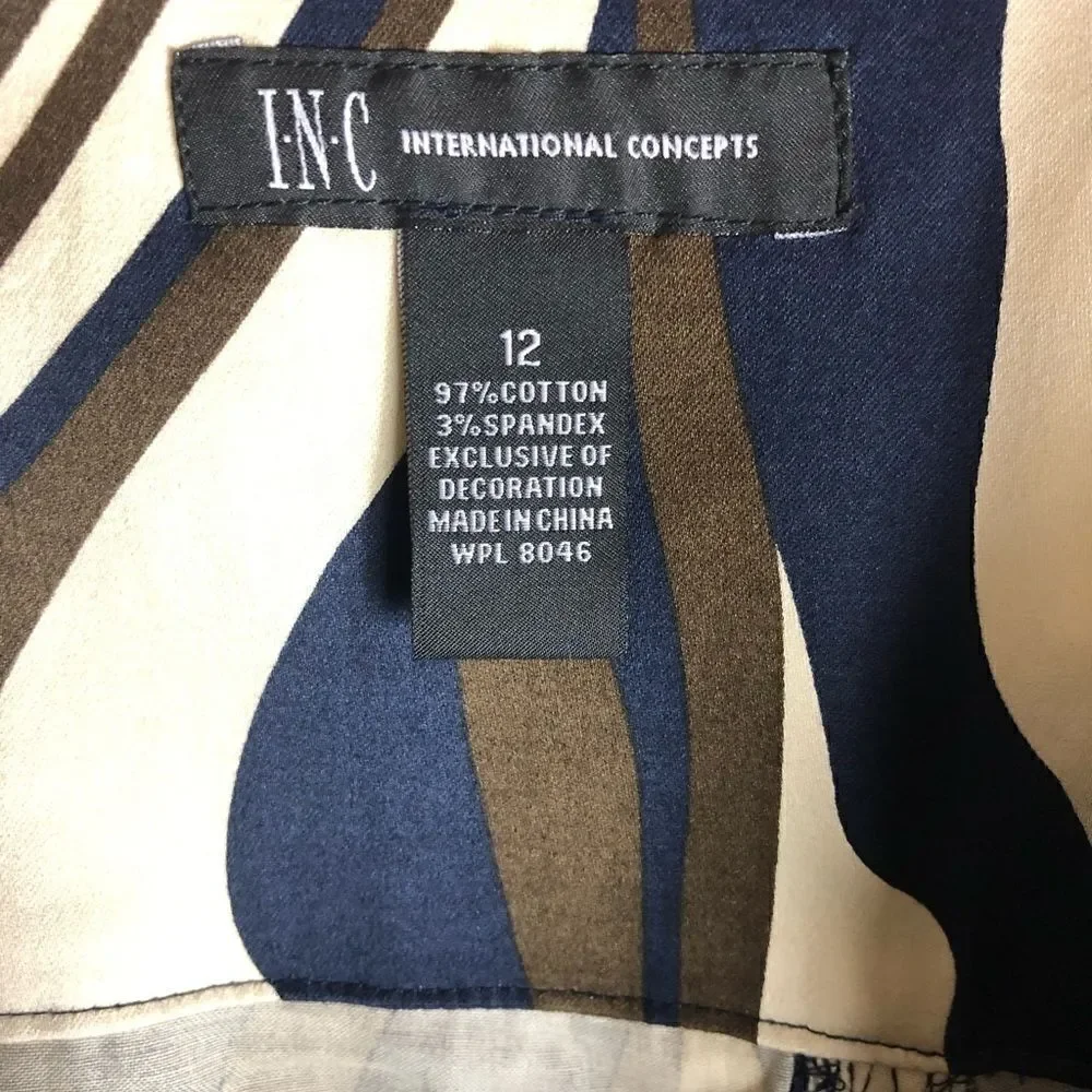 NWT I.N.C. International Concepts Skirt Size 12